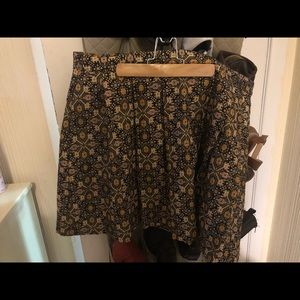 F21 Gold Skirt